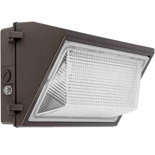 100W LED Wall Pack Dusk to Dawn, 13000Lm 5000K Daylight Commercial Security Lighting,400-600W MH Equivalent, 100-277V,ETL Certified Outdoor LED Wall Pack Light for Parking Lot Doorway House