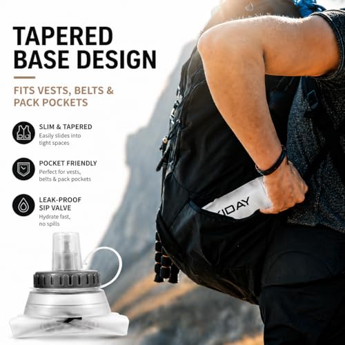 500ml Soft Flask - BPA-Free Collapsible Water Bottle for Running & Hiking
