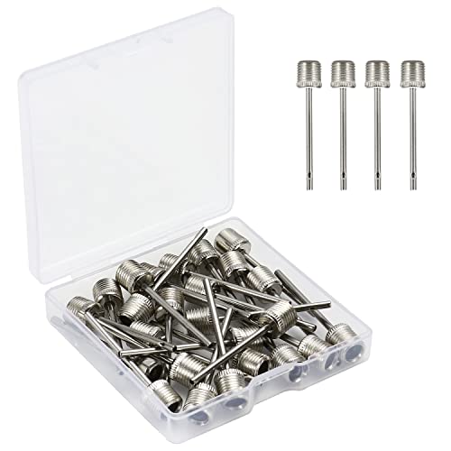 25-Piece Stainless Steel Air Pump Needle Set for Sports Balls with Storage Box
