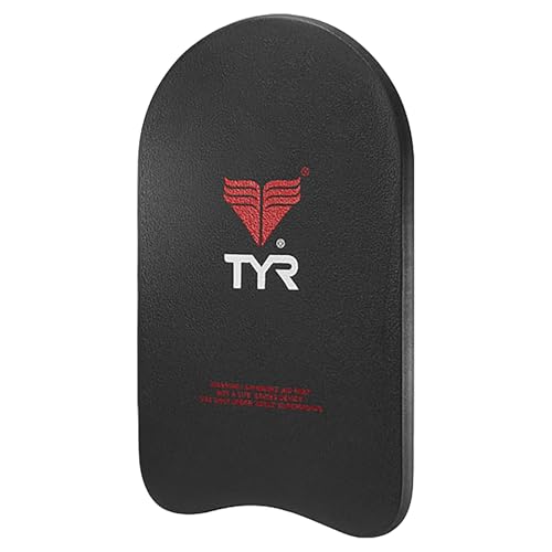 Black TYR Classic Adult Kickboard Foam Swim Training Board - One Size