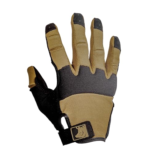 Full Dexterity Gloves - Coyote Brown, Medium Size | Touchscreen Compatible for Shooting Sports