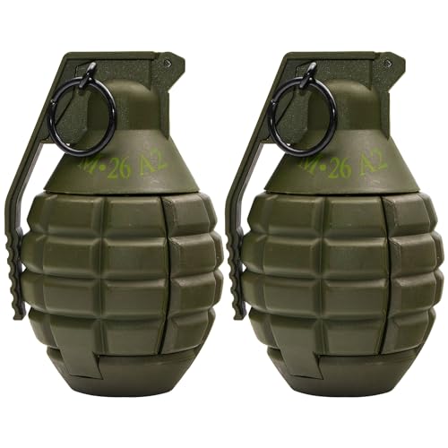 M26A2 Airsoft Grenade Toy - 2pcs Tactical Role Play Prop - Green