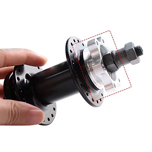 44mm Bike Freewheel Threaded Hub - Set of 2 Aluminum Adapters