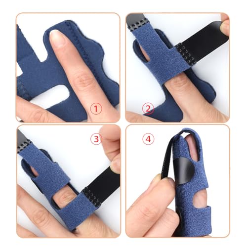 Trigger Finger Splint Brace for Arthritis Relief - Blue