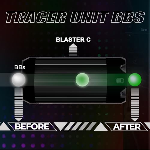 Airsoft Tracer Unit Blaster C - 14mm CCW, Black