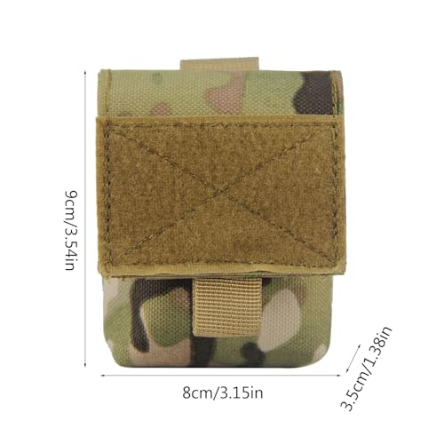 Utility Gadget Pouch Holder - Nylon Belt Organizer for Hiking & Camping