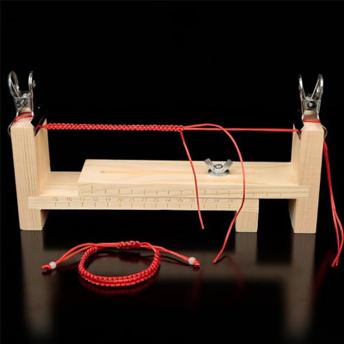 Wood Paracord Jig Bracelet Maker Kit with Adjustable Clamps