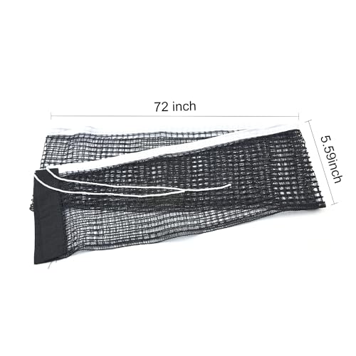 Table Tennis Net Replacement - 70.8" x 5.9" Nylon for Indoor/Outdoor Use