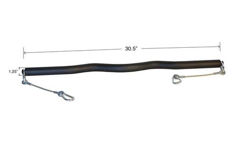 GR8FLEX EZ Curl Bar - Heavy Weight Training Accessory Designed To Fit on Total Trainer, Bowflex, and Home Fitness Gym Equipments with Cable Systems