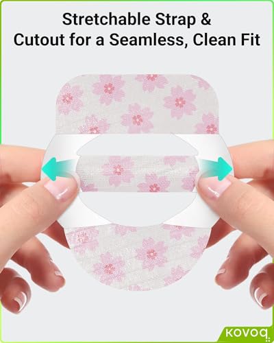 KOVOQ Omnipod 5 Overpatches Flower 16 Pack – Waterproof patches for Omnipod 5 & DASH
