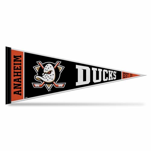 Anaheim Ducks NHL Hockey Rally Felt Wall Pennant - 12" x 30"