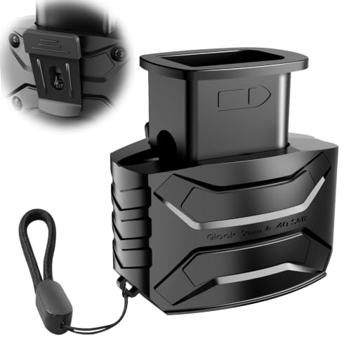 Glock 9mm Speed Loader with Belt Clip - Durable Nylon Design