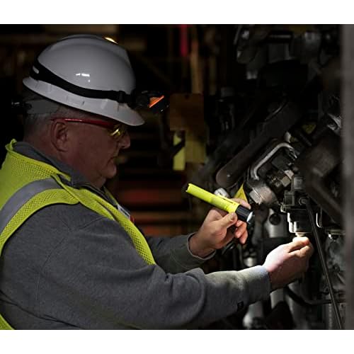 Streamlight 67101 2AA ProPolymer 65-Lumen HAZ-LO Intrinsically Safe, Waterproof, Alkaline Battery Powered LED Flashlight ? Yellow