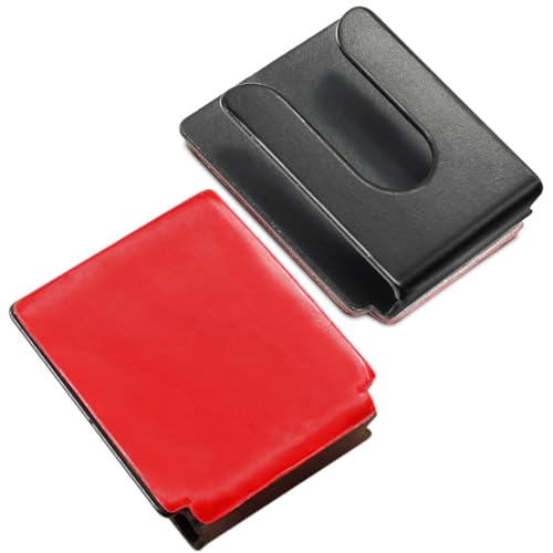 2-Pack Adhesive Metal Radio Microphone Hanger - 36x30x10mm Style 1