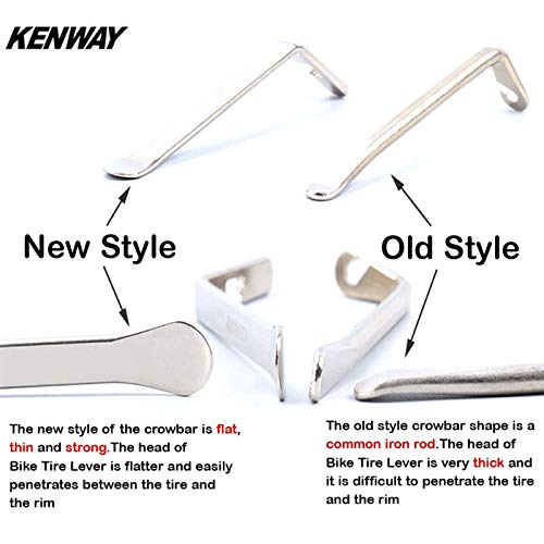 Stainless Steel Bicycle Tire Levers - 3 Pack for Easy Tire Changes