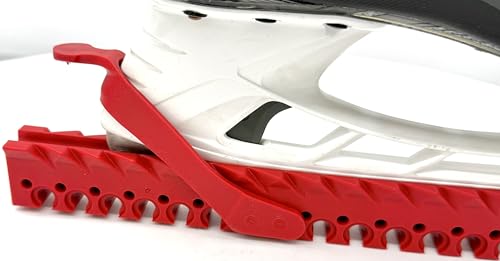 Hockey Skate Guard - SuperGard Red with Non-Slip Strap