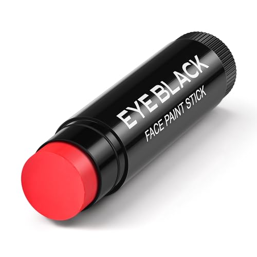 Anti-Glare Eye Black Sports Grease Stick - Red