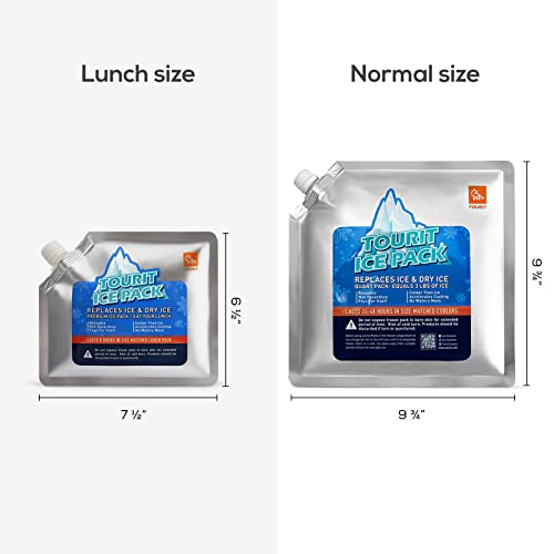 Reusable Ice Packs for Lunch Boxes - 5 Pack Cooler Size