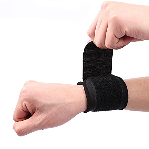 Adjustable Compression Workout Wristbands - Red (2 Pack)