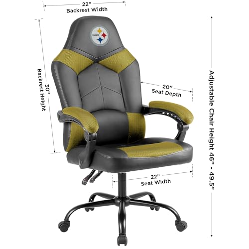 Oversized Office Chair with Memory Foam - Pittsburgh Steelers