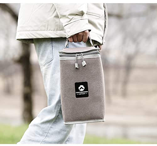 Camping Moon Lantern Storage Case T-8, T-9 11'' Height with Top Pocket - Suitable for Camping Lanterns