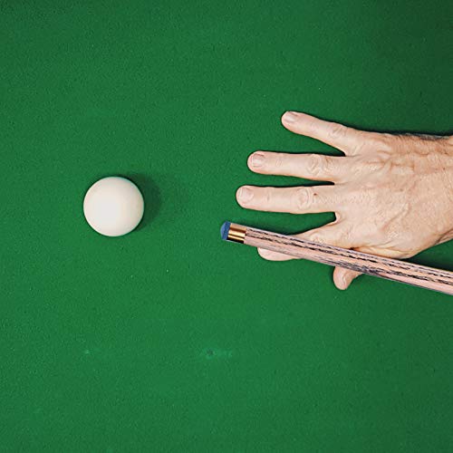 Billiard Cue Tips Replacement Kit - 50 Glue-On 10mm Tips with Protectors