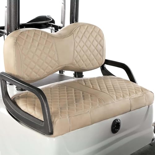 WEIMELL Golf Cart Front Seat Covers for Yamaha Drive G29 (Drive/Drive2) Beige – Fits 2007-2016