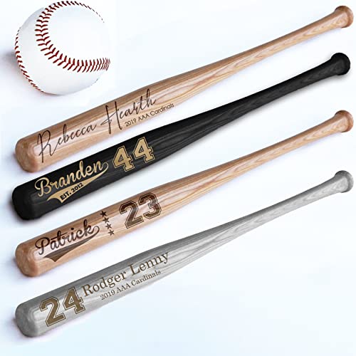 Personalized 18-Inch Mini Baseball Bat - Custom Coach Gift