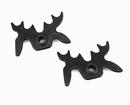 Moose Head Billiard Cue Bridge Heads - Pack of 2, Black