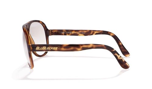 BluBlocker Original Aviator (Demi-Tortoise, Amber)