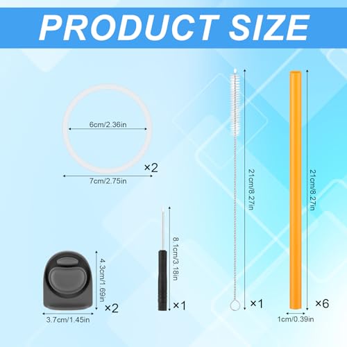 Replacement Parts Kit for Owala FreeSip Water Bottle - Colored