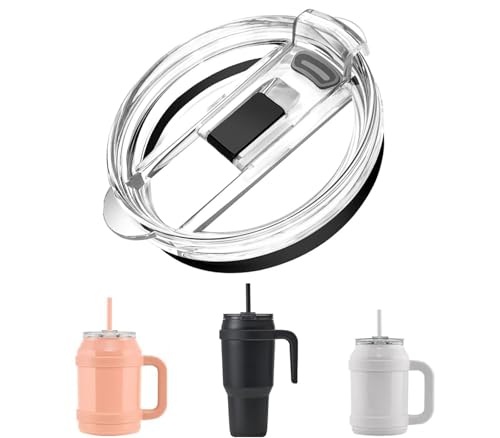 Leak-Proof Tumbler Lid for 40 oz and 50 oz Cups - Black