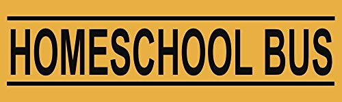 School Bus Funny Vinyl Decal - 5-Inch Waterproof Outdoor Bumper Sticker