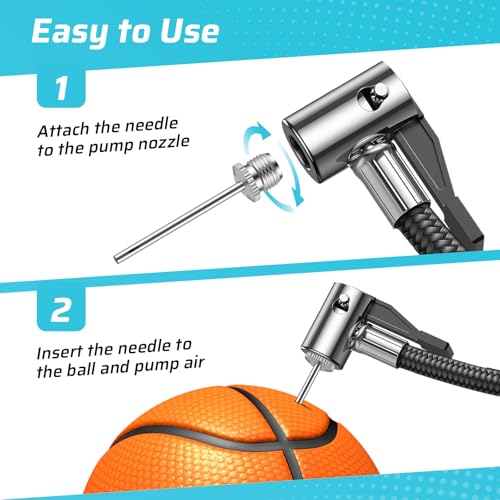 20-Piece Ball Pump Inflation Needle Set with Portable Storage Case