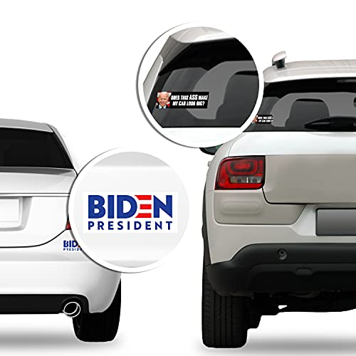 RWB Not My President Bumper Sticker - 3x9 Inch Eco-Friendly