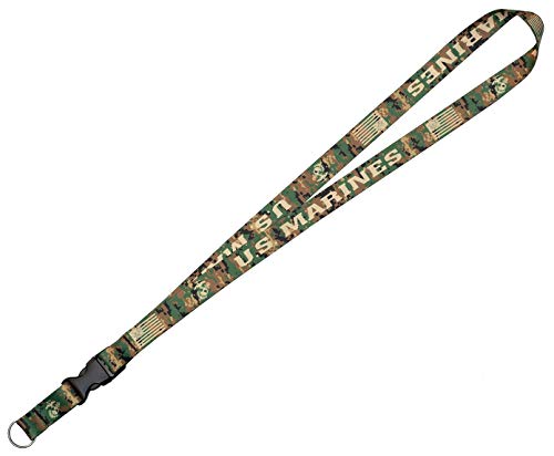Marine Corps Lanyard with MARPAT Camo Pattern - USA Made