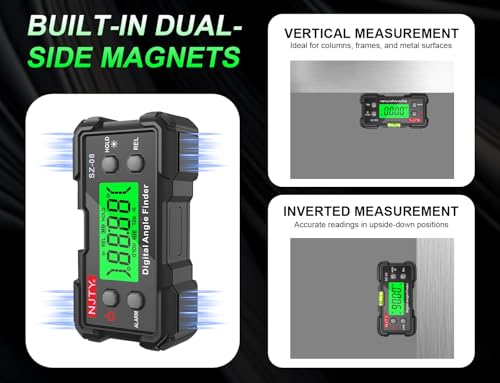 Digital Inclinometer with Dual Magnetic Base - ±0.3° Accuracy