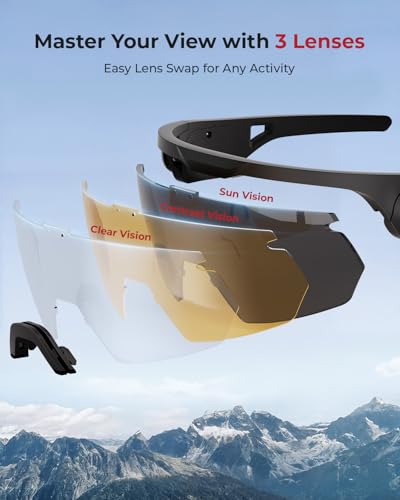 ANSI Z87.1+ Safety Glasses with Detachable Earplugs NRR 32dB