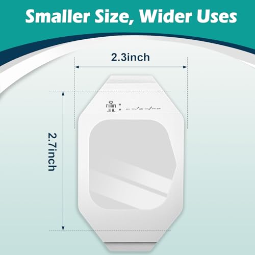 Transparent Waterproof Film Dressing - 2.375" x 2.75" Adhesive Bandages (20 Pk)