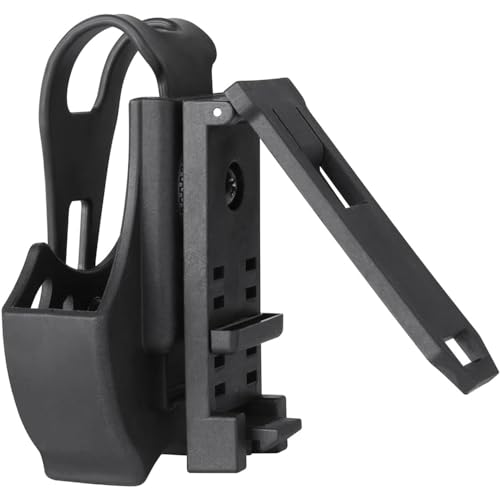Polymer Handcuff Case for Law Enforcement, Fits ASP & Hinged Cuffs, MOLLE Belt Clip, Black