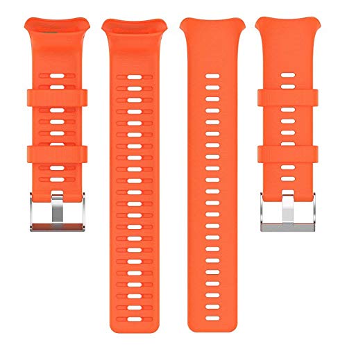 Silicone Watch Band for Polar Vantage V - Orange Replacement Strap