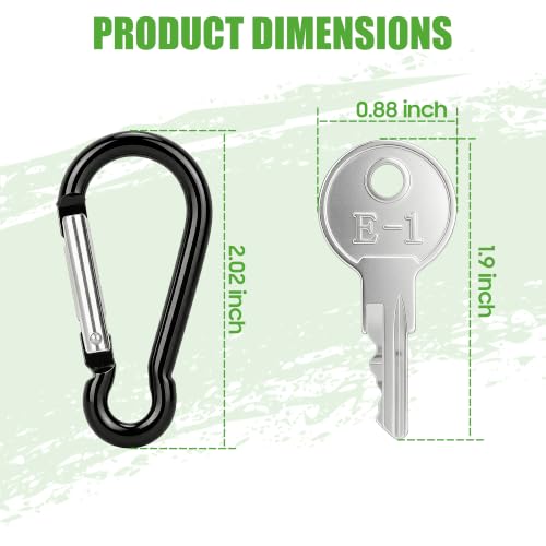 Ignition Starter Keys for Golf Carts - Fits EZGO 1982-Up - 2 Pcs Set