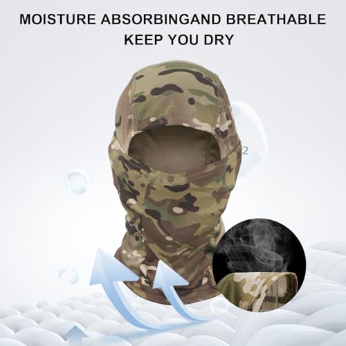 UV Protection Balaclava Ski Mask for Motorcycle and Hunting - Standard
