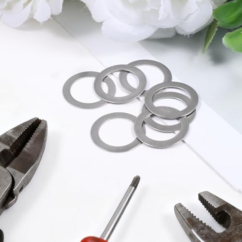 15-Pack Stainless Steel Bike Pedal Washers - 9/16 Inch