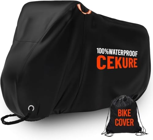 CEKURE 83x35x46 Inch Waterproof Heavy Duty Bike Cover for 2-3 Bikes