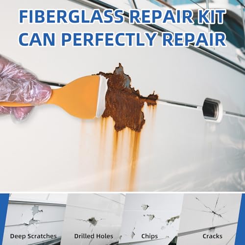 Marine Fiberglass Repair Kit - Gel Coat Repair for Boats