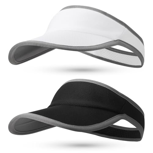 Quick-Dry Sports Sun Visor Hat for Men & Women - 2 Pcs