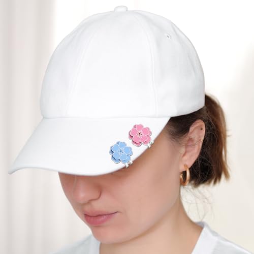 Gosknor Golf Marker Magnet Hat Clip Set Flower Shape Ball Bag