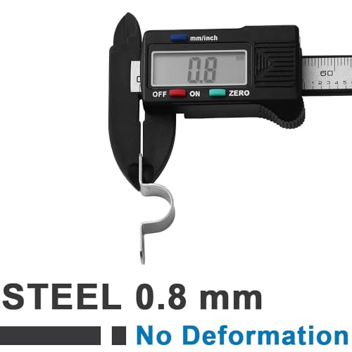 1/4 Inch Stainless Steel Conduit Clamps 2 Hole Pipe Clamps U Pipe Bracket Conduit Fixing Clips, Universal Clamp for Cylindrical Components - Fits OD 6 mm (Approx. 1/4") | 20 Pcs