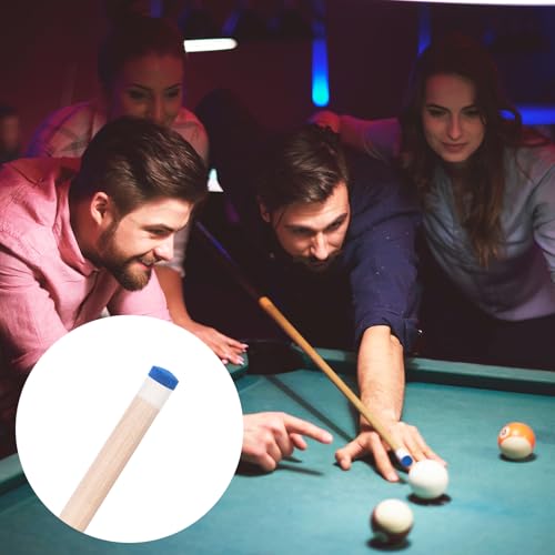 20 High-Quality Billiard Pool Cue Tips with Storage Box - 9mm, 10mm, 12mm, 13mm
